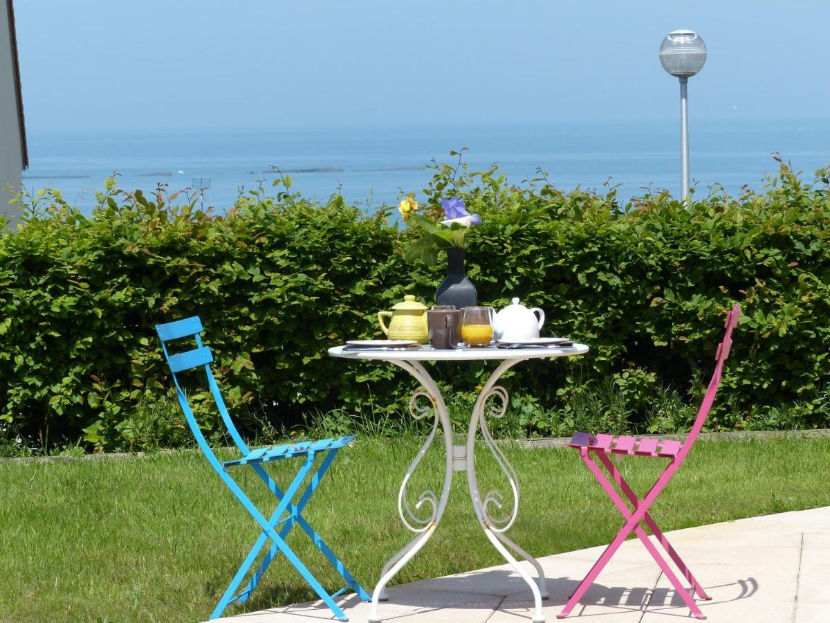 Le Ruban Bleu Face A La Mer 阿罗芒什莱班 外观 照片